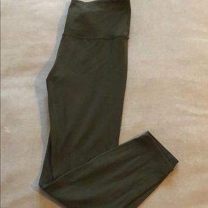 Dark Olive Lululemon Yoga Pants